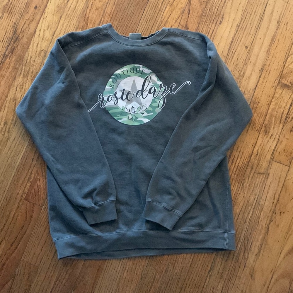 Rosie Daze LE Camo Sweatshirt.